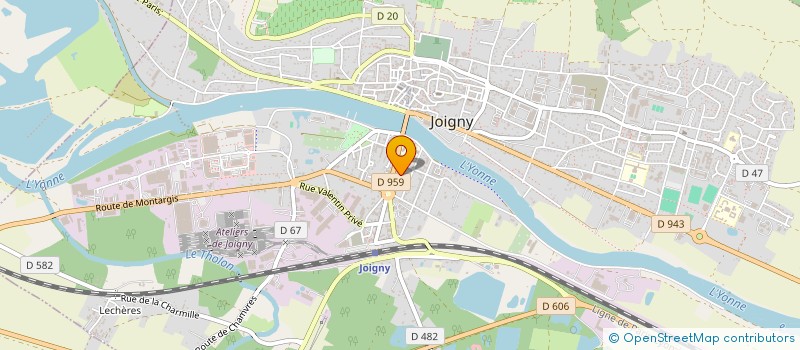 localisation de l'entreprise MADAME SHANNON PAGE à JOIGNY