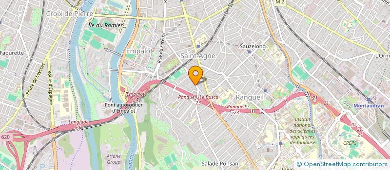 localisation de l'entreprise MADAME SHANNON SOREL  TOULOUSE
