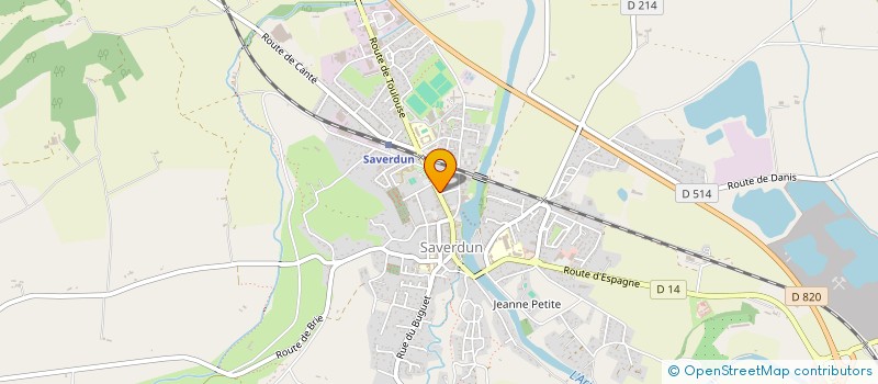 localisation de l'entreprise MADAME SHANNON VOGEL à SAVERDUN