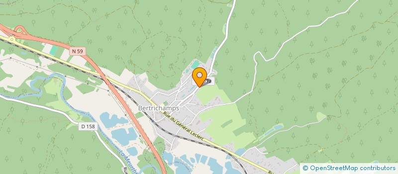 localisation de l'entreprise MADAME SHANNONE TOUSSAINT-SEGONE  BERTRICHAMPS