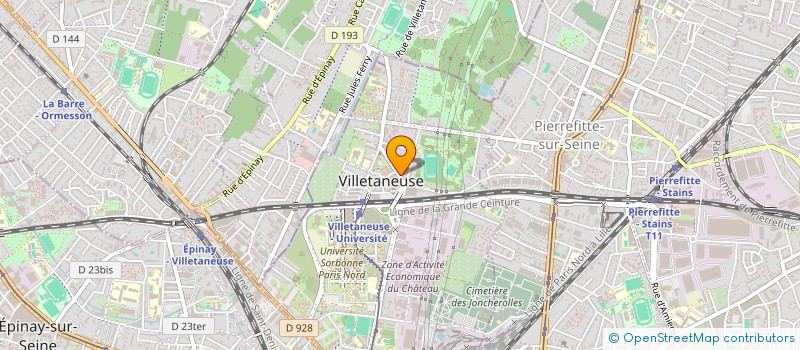 localisation de l'entreprise MADAME SHANON BELLENGER à VILLETANEUSE