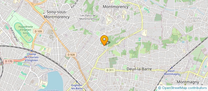 localisation de l'entreprise MADAME SHANON JEZEQUEL  MONTMORENCY