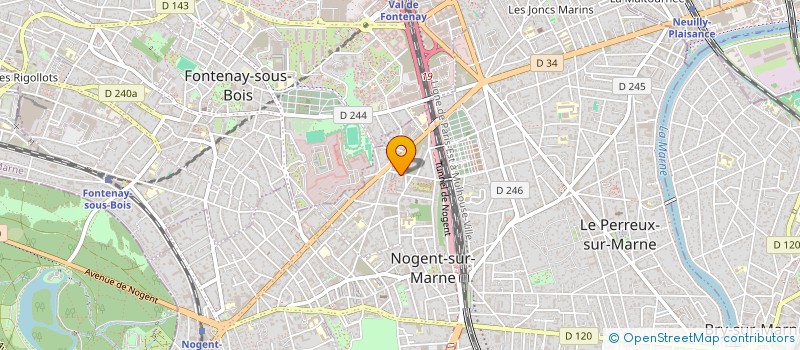 localisation de l'entreprise MADAME SHANON KINSUMUNA HONDI  NOGENT-SUR-MARNE