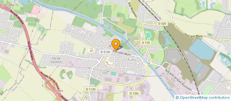 localisation de l'entreprise MADAME SHANON LECHAFFETOIS  AUBY