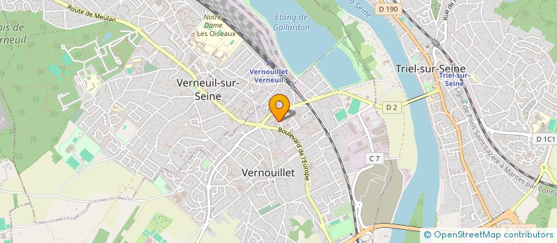 localisation de l'entreprise MADAME SHANON RIBEIRO à VERNOUILLET