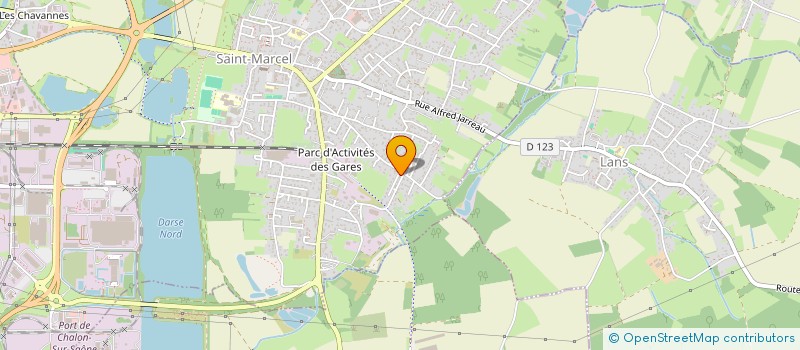 localisation de l'entreprise MADAME SHANONE MERCIER  SAINT-MARCEL