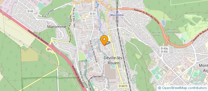 localisation de l'entreprise MADAME SHANONE POTIER  DEVILLE-LES-ROUEN