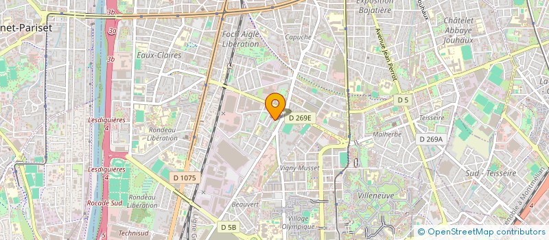 localisation de l'entreprise MADAME SHANRONG ZHOU  GRENOBLE