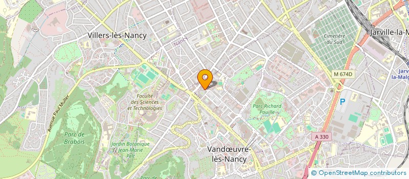 localisation de l'entreprise MADAME SHANY GARCIA à VANDŒUVRE-LES-NANCY