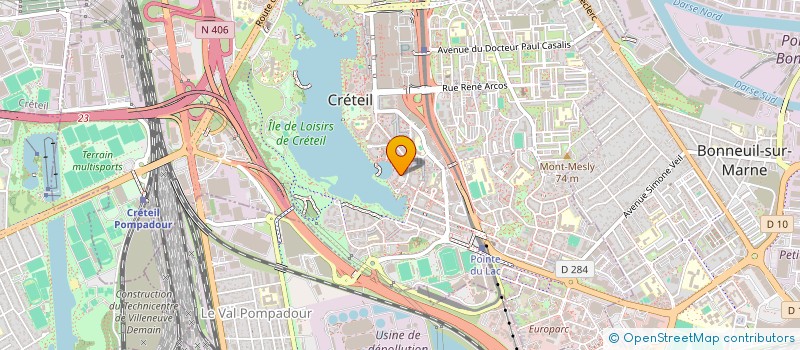 localisation de l'entreprise MADAME SHANY HAGEGE  CRETEIL