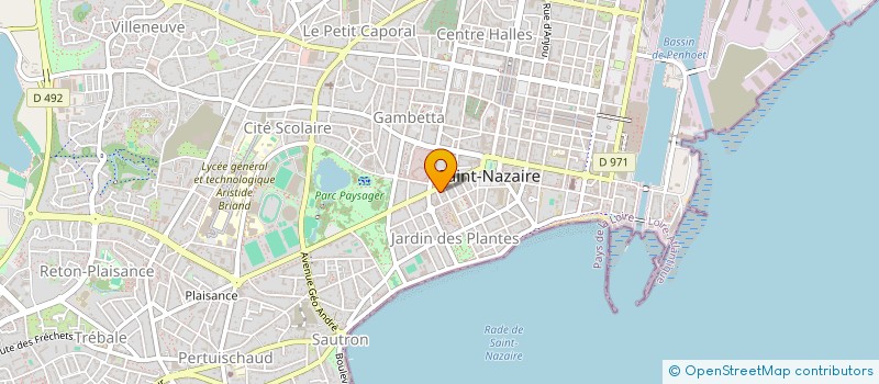 localisation de l'entreprise MADAME SHANY RIDEAU à SAINT-NAZAIRE