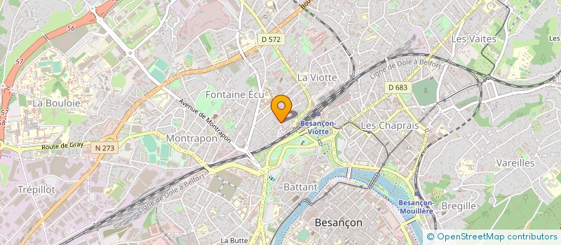 localisation de l'entreprise MADAME SHARA GILLOW  BESANCON