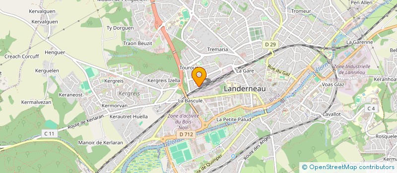 localisation de l'entreprise MADAME SHARIFAH BT DATU ABDIL NASIR à LANDERNEAU