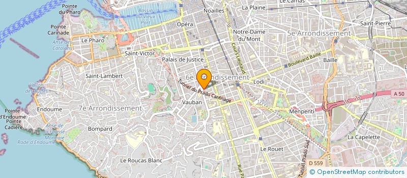 localisation de l'entreprise MADAME SHARLENE DA CUNHA  MARSEILLE