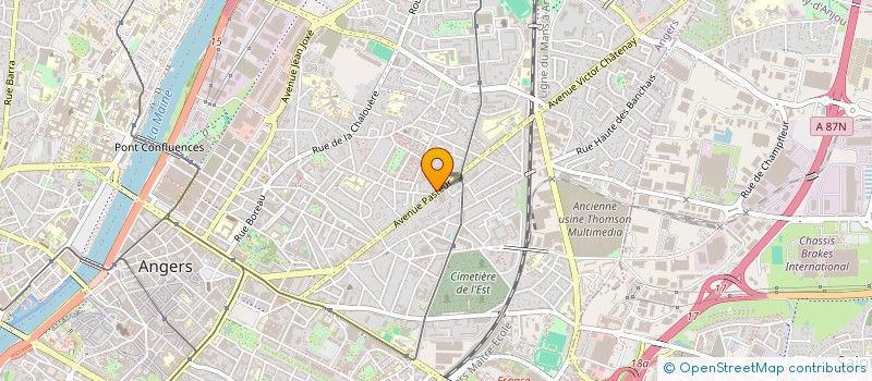 localisation de l'entreprise MADAME SHARMILA ASSANE ALI à ANGERS