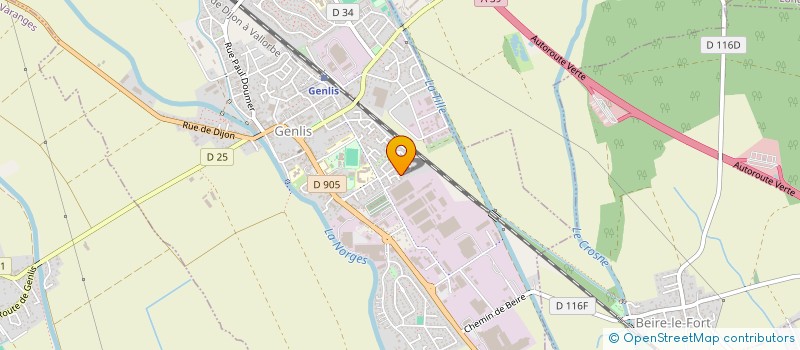 localisation de l'entreprise MADAME SHARON ALLAIN  GENLIS