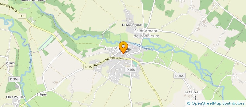localisation de l'entreprise MADAME SHARON BEAL à VAL-DE-BONNIEURE