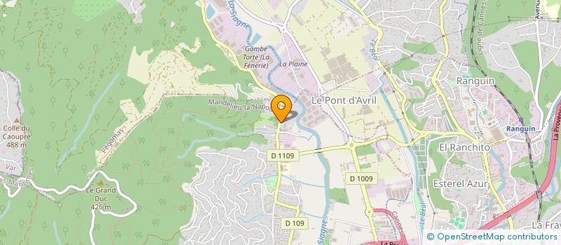 localisation de l'entreprise MADAME SHARON BOUCHEROT  MANDELIEU-LA-NAPOULE