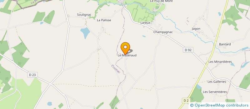 localisation de l'entreprise MADAME SHARON BRITTEN à SAINT-GEORGES-LES-LANDES