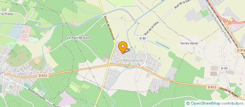 localisation de l'entreprise MADAME SHARON BRUN  MONTESCOT