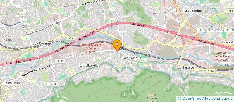 localisation de l'entreprise MADAME SHARON CERMOLACCE  MARSEILLE