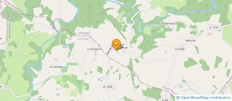 localisation de l'entreprise MADAME SHARON DUDDING  COUSSAC-BONNEVAL