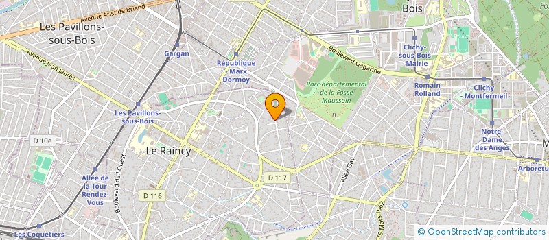 localisation de l'entreprise MADAME SHARON EL MKIES  LE RAINCY