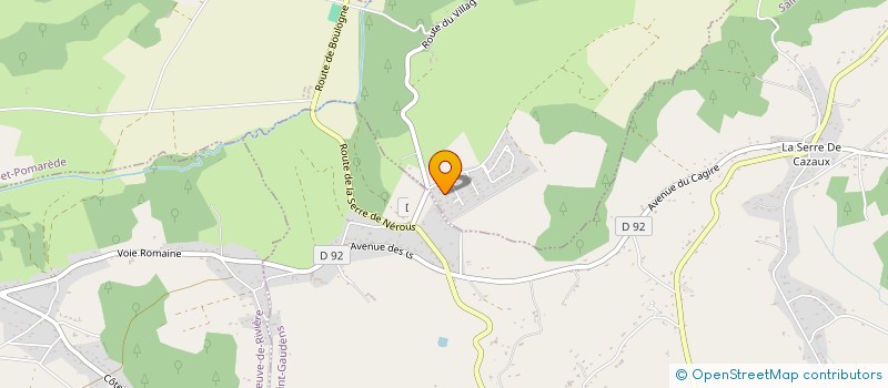 localisation de l'entreprise MADAME SHARON GONCALVES  SAUX-ET-POMAREDE