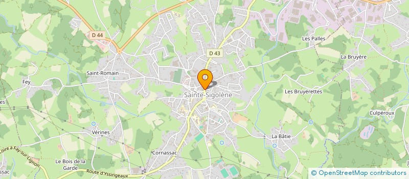 localisation de l'entreprise MADAME SHARON JIGUEL  SAINTE-SIGOLENE