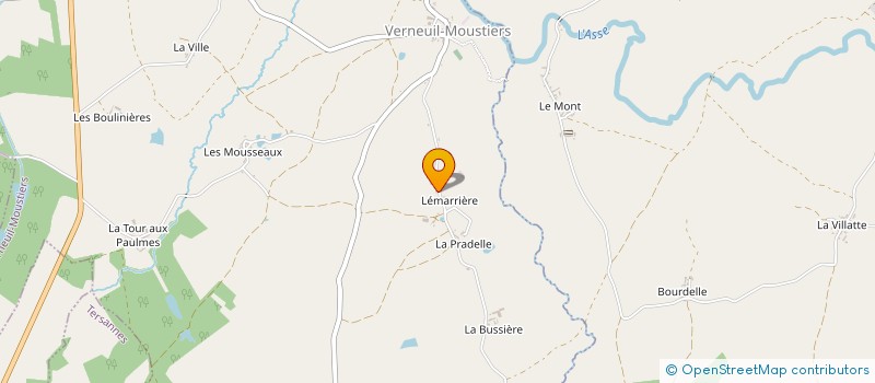 localisation de l'entreprise MADAME SHARON JOY à VERNEUIL-MOUSTIERS