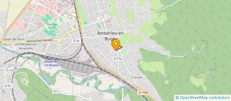 localisation de l'entreprise MADAME SHARON MC LEOD à AMBERIEU-EN-BUGEY