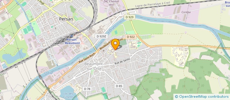 localisation de l'entreprise MADAME SHARON NUZEERALLY  BEAUMONT-SUR-OISE