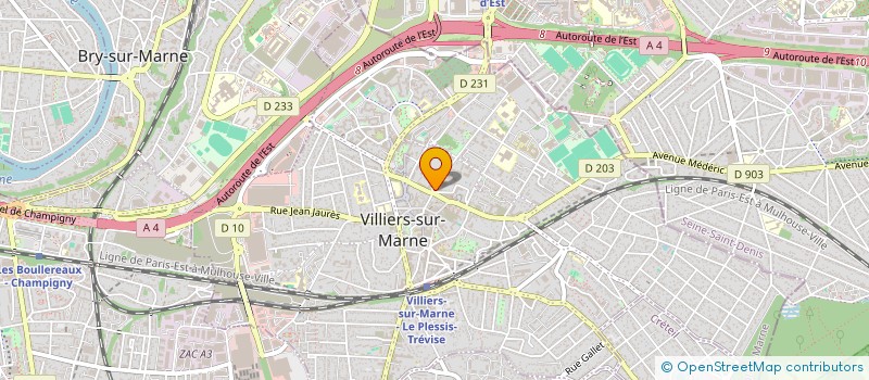 localisation de l'entreprise MADAME SHARON NZENGO-DOUDOU à VILLIERS-SUR-MARNE