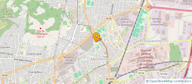 localisation de l'entreprise MADAME SHARON POUPEL  CLERMONT-FERRAND