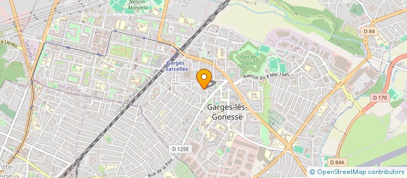 localisation de l'entreprise MADAME SHARON SASITHARAN  GARGES-LES-GONESSE