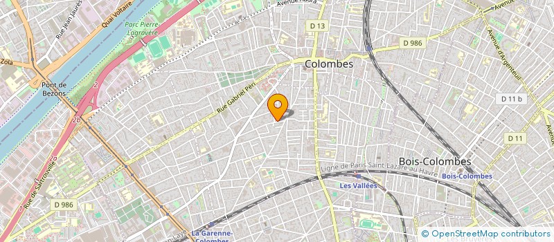 localisation de l'entreprise MADAME SHARON VILLARET  COLOMBES