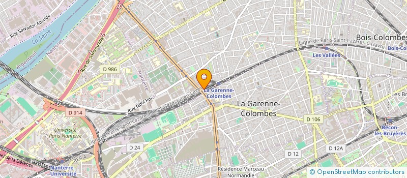 localisation de l'entreprise MADAME SHARONE GRYNBLAT à COLOMBES