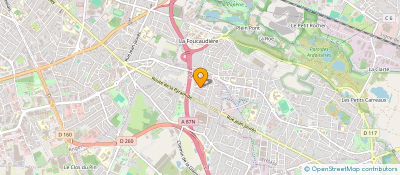 localisation de l'entreprise MADAME SHARONE LANDO  ANGERS