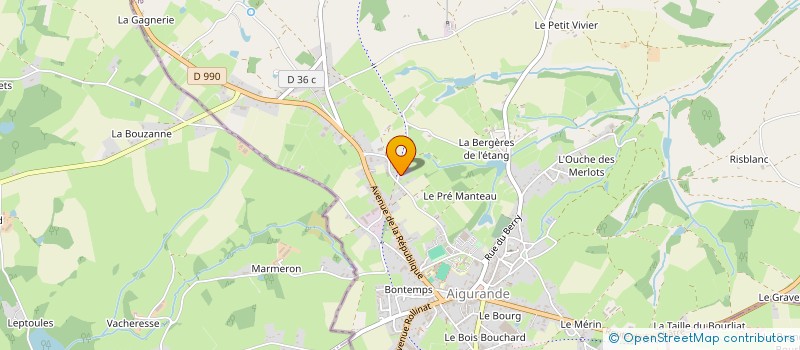 localisation de l'entreprise MADAME SHARONE WERBROUCK à AIGURANDE