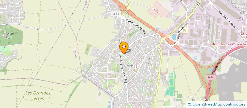 localisation de l'entreprise MADAME SHASHA MA à CORBAS