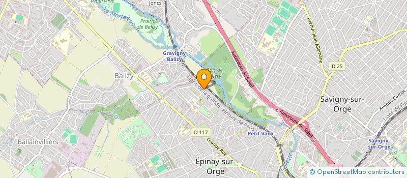 localisation de l'entreprise MADAME SHASHA ZHAO  EPINAY-SUR-ORGE