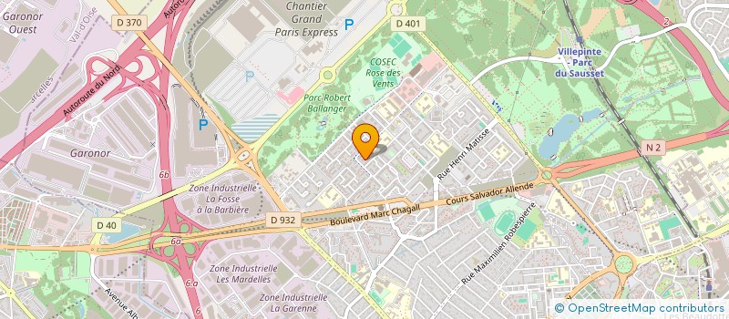 localisation de l'entreprise MADAME SHASHIKA MERRENNAGE DE COSTA à AULNAY-SOUS-BOIS