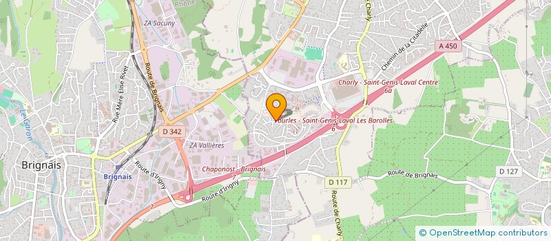 localisation de l'entreprise MADAME SHAUNA BOULANGER  SAINT-GENIS-LAVAL