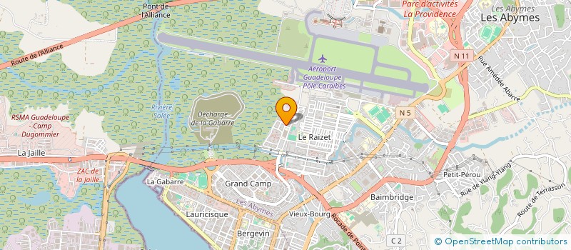 localisation de l'entreprise MADAME SHAYA VERIN  LES ABYMES