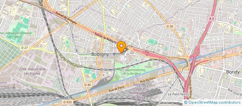 localisation de l'entreprise MADAME SHAYMA AFABTRIUS  BOBIGNY