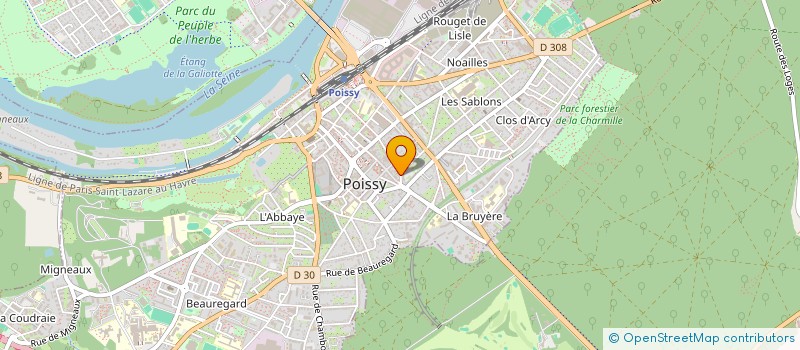 localisation de l'entreprise MADAME SHE LLA HANY  POISSY