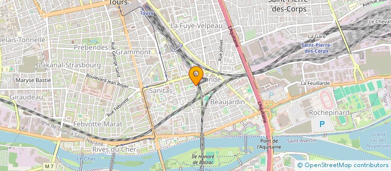localisation de l'entreprise MADAME SHEELINDA RABATE à TOURS
