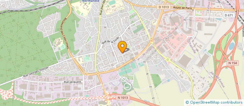 localisation de l'entreprise MADAME SHEFIKA ZURNADZHI  EVREUX