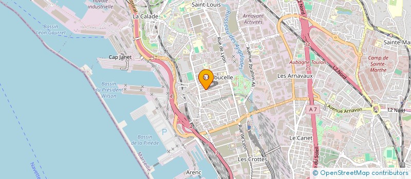 localisation de l'entreprise MADAME SHEHERAZADE BAHOU à MARSEILLE