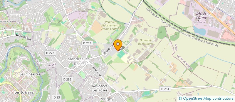 localisation de l'entreprise MADAME SHEHERAZADE CHERIF  MANDRES-LES-ROSES